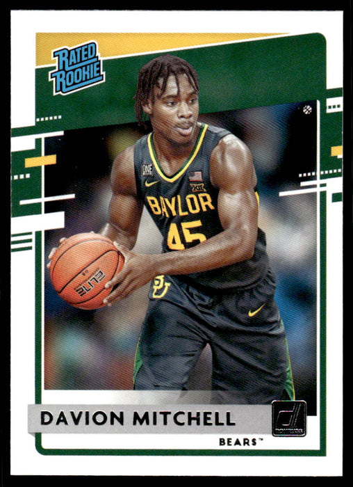 Davion Mitchell 2021 Panini Chronicles Draft Picks Rated Rookie Front of Card