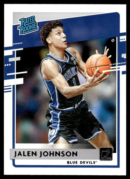 Jalen Johnson 2021 Panini Chronicles Draft Picks Rated Rookie Front of Card