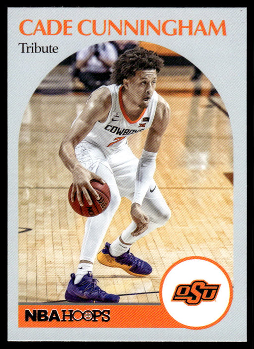 Cade Cunningham 2021 Panini Chronicles Draft Picks Hoops Retro Front of Card