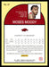 Moses Moody 2021 Panini Chronicles Draft Picks Hoops Retro Back of Card