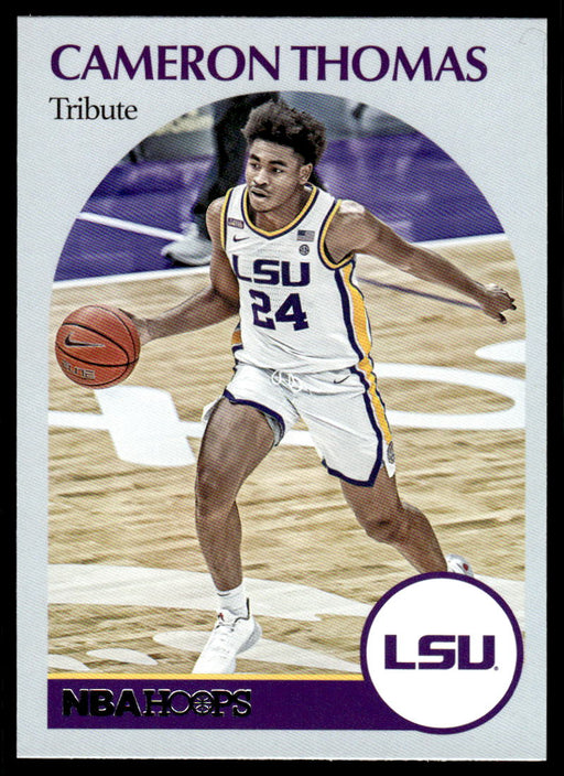 Cameron Thomas 2021 Panini Chronicles Draft Picks Hoops Retro Front of Card