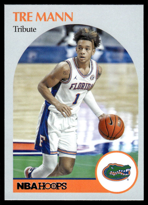 Tre Mann 2021 Panini Chronicles Draft Picks Hoops Retro Front of Card