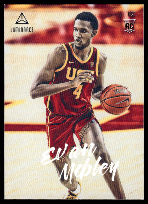 Evan Mobley 2021 Panini Chronicles Draft Picks Luminance Front of Card