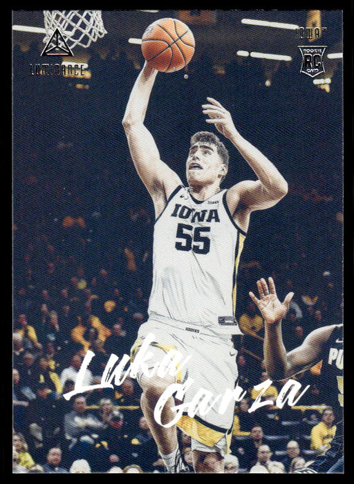 Luka Garza 2021 Panini Chronicles Draft Picks Luminance Front of Card