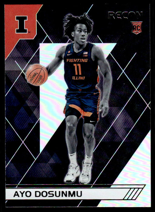 Ayo Dosunmu 2021 Panini Chronicles Draft Picks Recon Front of Card