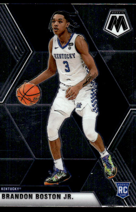 Brandon Boston Jr. 2021 Panini Chronicles Draft Picks Mosaic Front of Card