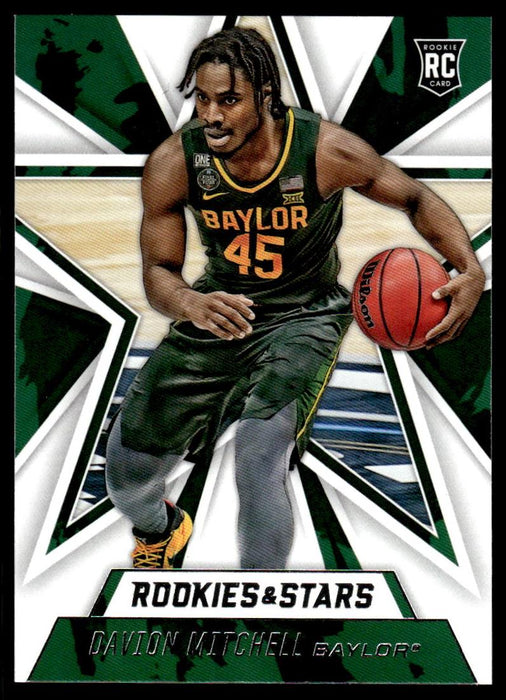 Davion Mitchell 2021 Panini Chronicles Draft Picks Rookies & Stars Front of Card