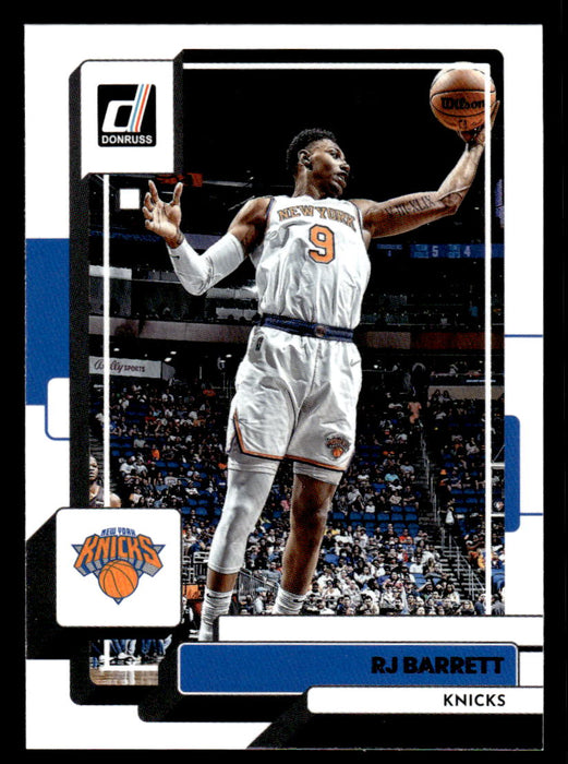 RJ Barrett 2022-23 Panini Donruss Basketball Base Front of Card