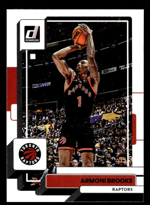 Armoni Brooks 2022-23 Panini Donruss Basketball Base Front of Card