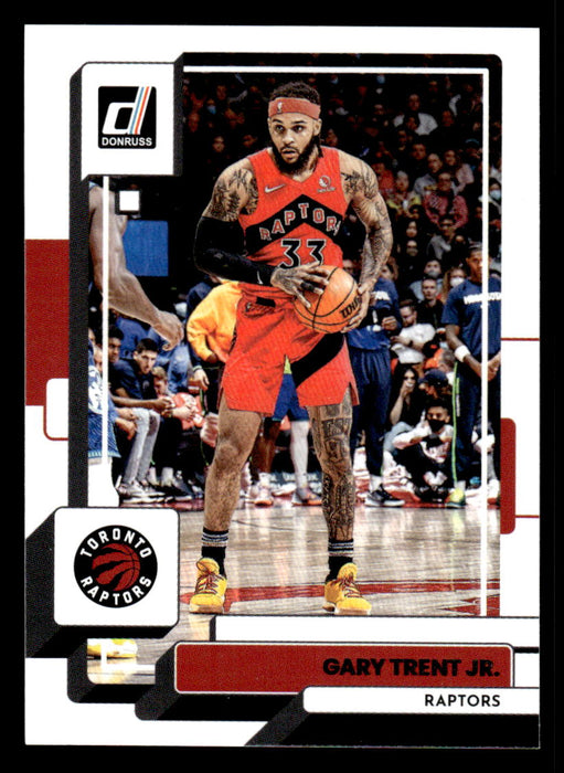 Gary Trent Jr. 2022-23 Panini Donruss Basketball Base Front of Card