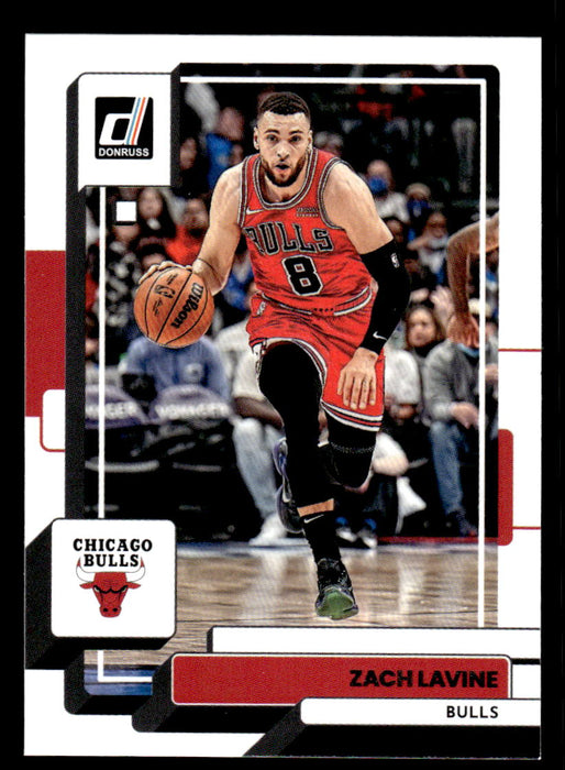 Zach LaVine 2022-23 Panini Donruss Basketball Base Front of Card