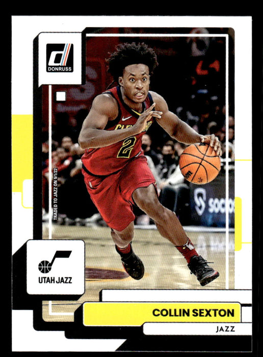 2022-23 Panini Donruss Basketball Collin Sexton # 38 Base Utah