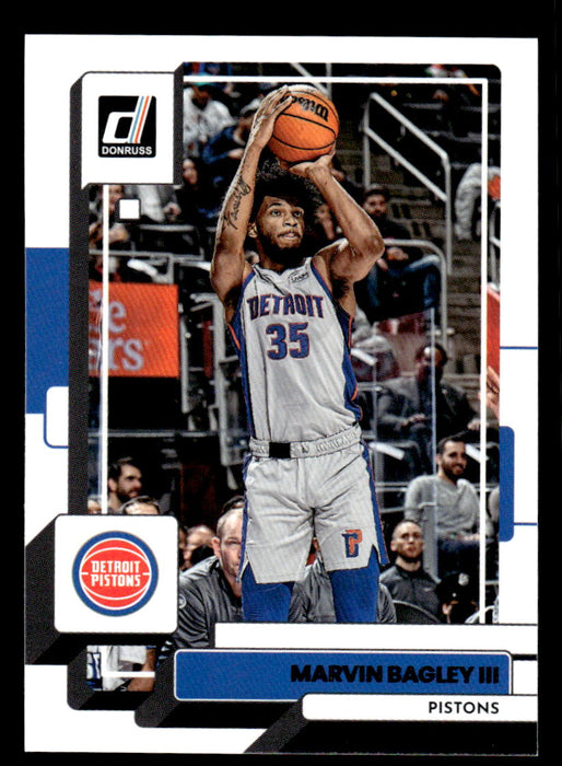 Marvin Bagley III 2022-23 Panini Donruss Basketball Base Front of Card