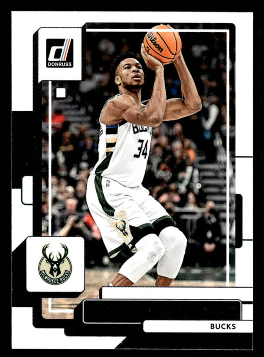 Giannis Antetokounmpo 2022-23 Panini Donruss Basketball Base Front of Card