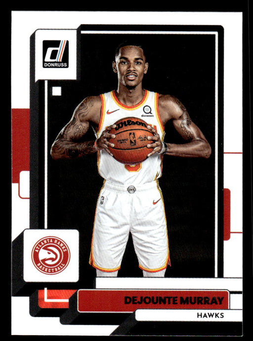 Dejounte Murray 2022-23 Panini Donruss Basketball Base Front of Card