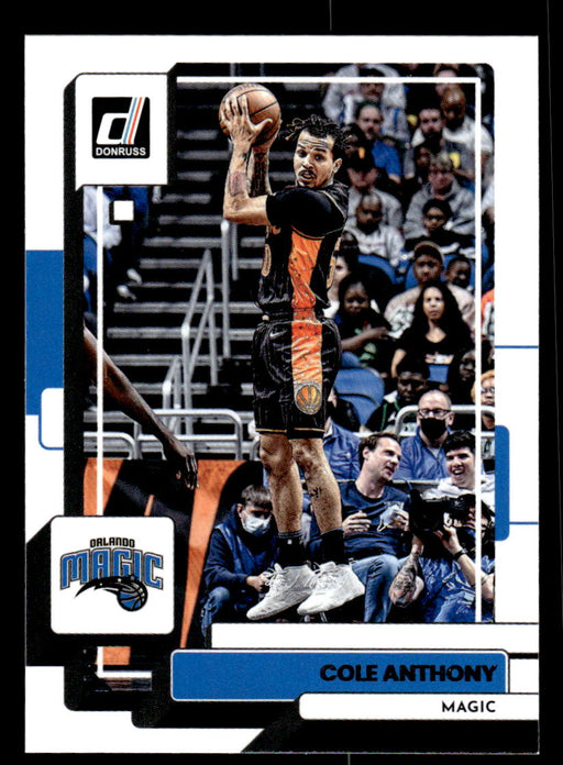 Cole Anthony 2022-23 Panini Donruss Basketball Base Front of Card