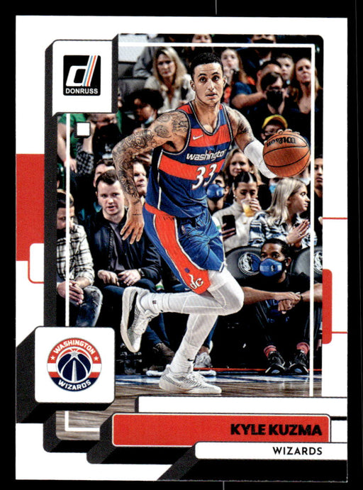 Kyle Kuzma 2022-23 Panini Donruss Basketball Base Front of Card