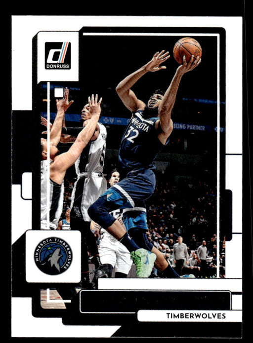 Karl-Anthony Towns 2022-23 Panini Donruss Basketball Base Front of Card