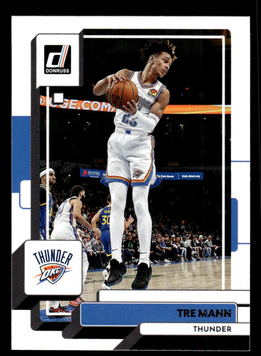 Tre Mann 2022-23 Panini Donruss Basketball Base Front of Card