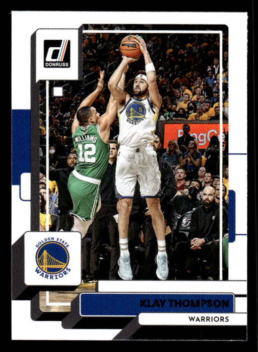 Klay Thompson 2022-23 Panini Donruss Basketball Base Front of Card