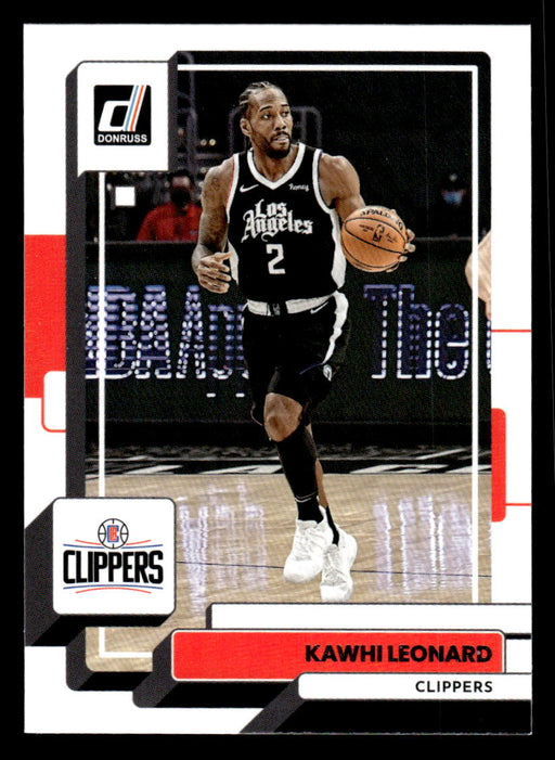 Kawhi Leonard 2022-23 Panini Donruss Basketball Base Front of Card