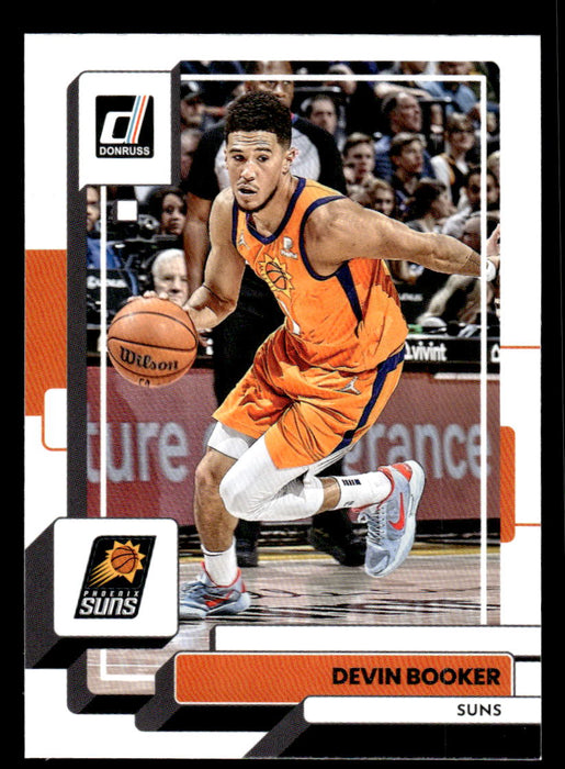 Devin Booker 2022-23 Panini Donruss Basketball Base Front of Card