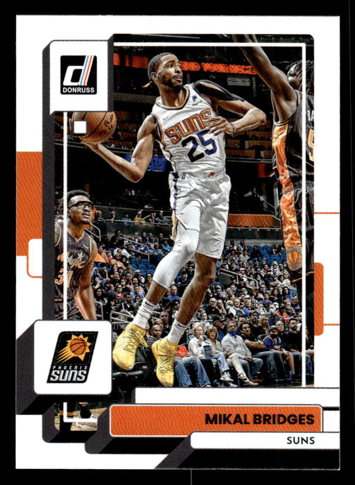 Mikal Bridges 2022-23 Panini Donruss Basketball Base Front of Card