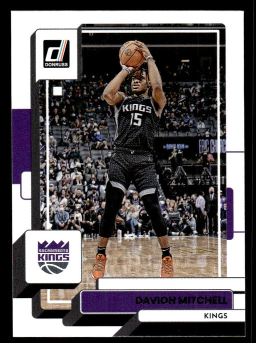 Davion Mitchell 2022-23 Panini Donruss Basketball Base Front of Card