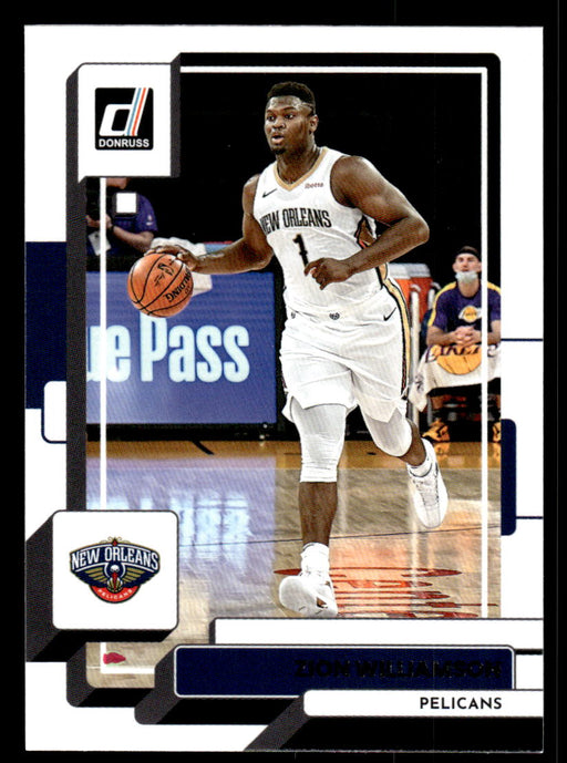 Zion Williamson 2022-23 Panini Donruss Basketball Base Front of Card