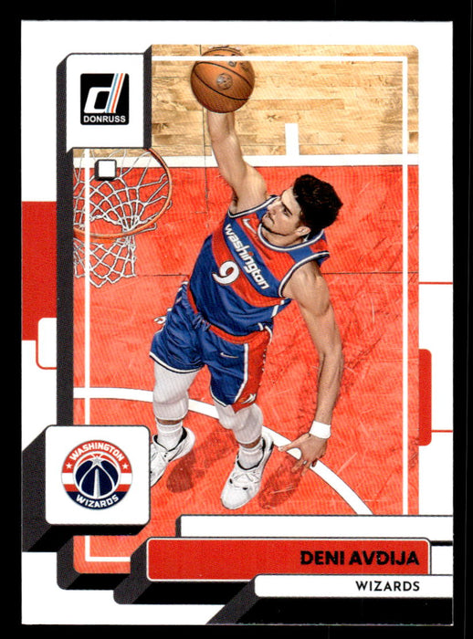 Deni Avdija 2022-23 Panini Donruss Basketball Base Front of Card