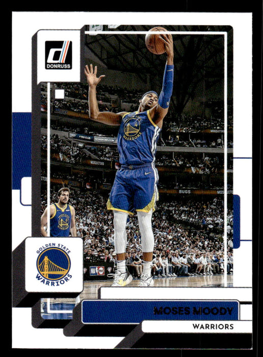 Moses Moody 2022-23 Panini Donruss Basketball Base Front of Card