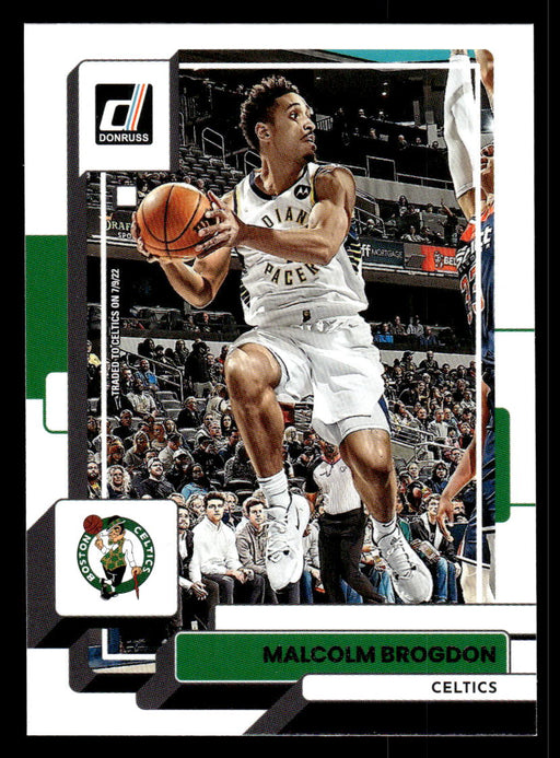 Malcolm Brogdon 2022-23 Panini Donruss Basketball Base Front of Card