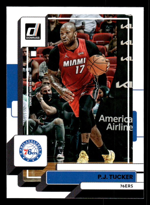 P.J. Tucker 2022-23 Panini Donruss Basketball Base Front of Card