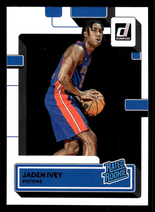 Jaden Ivey 2022-23 Panini Donruss Basketball Base Front of Card