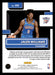 Jalen Williams 2022-23 Panini Donruss Basketball Base Back of Card