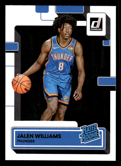 Jalen Williams 2022-23 Panini Donruss Basketball Base Front of Card