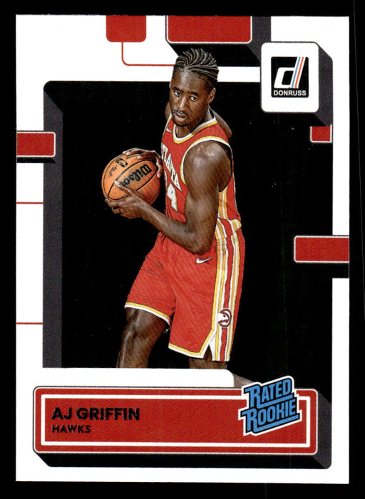 AJ Griffin 2022-23 Panini Donruss Basketball Base Front of Card