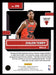 Dalen Terry 2022-23 Panini Donruss Basketball Base Back of Card