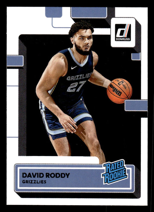 David Roddy 2022-23 Panini Donruss Basketball Base Front of Card