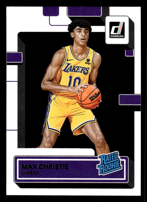 Max Christie 2022-23 Panini Donruss Basketball Base Front of Card