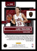 Luke Travers 2022-23 Panini Donruss Basketball Base Back of Card