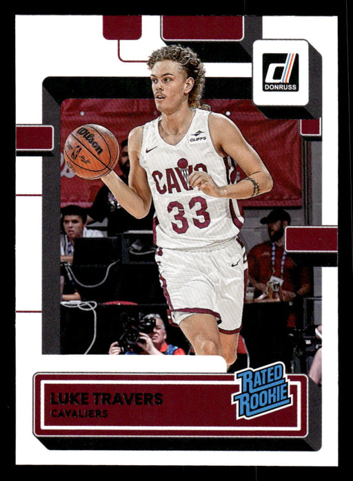 Luke Travers 2022-23 Panini Donruss Basketball Base Front of Card