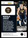 Nikola Jokic 2022-23 Panini Donruss Basketball Complete Players Back of Card