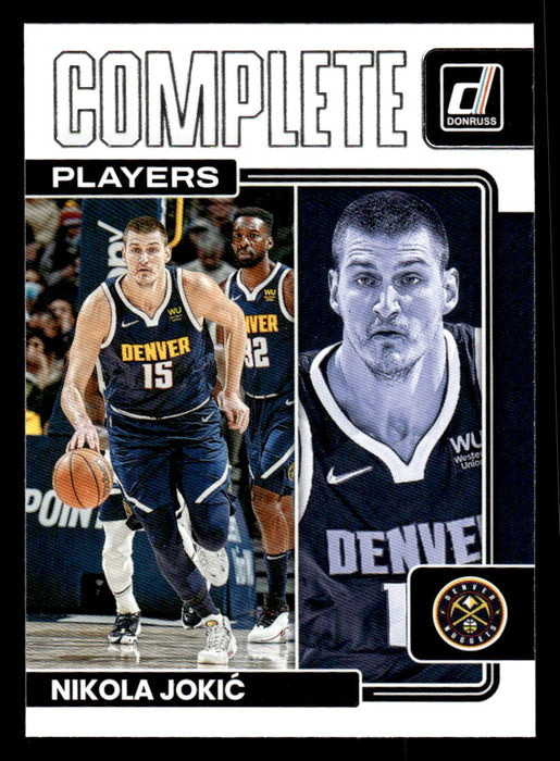 Nikola Jokic 2022-23 Panini Donruss Basketball Complete Players Front of Card