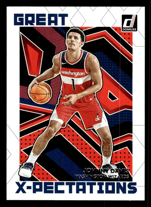 Johnny Davis 2022-23 Panini Donruss Basketball Great X-Pectations Front of Card