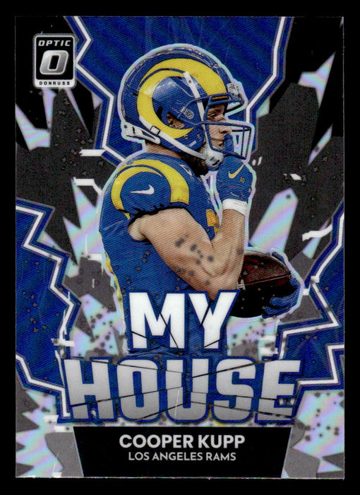 Cooper Kupp 2022 Panini Donruss Optic Football My House Prizm Front of Card