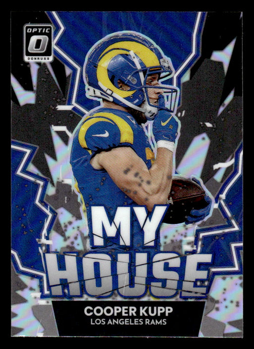 Cooper Kupp 2022 Panini Donruss Optic Football My House Prizm Front of Card