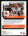 Joe Thomas 2022 Panini Donruss Optic Football Base Back of Card