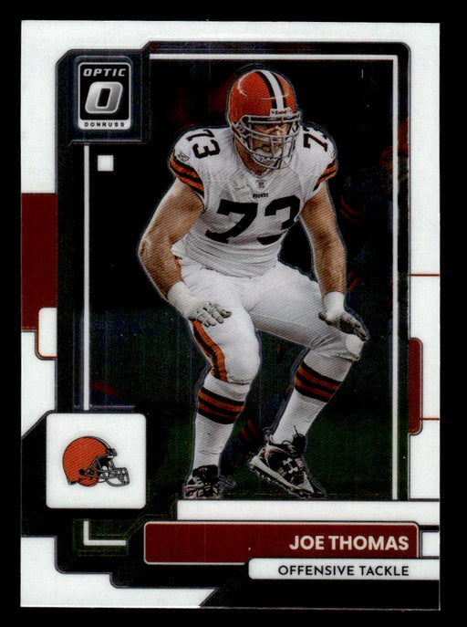 Joe Thomas 2022 Panini Donruss Optic Football Base Front of Card