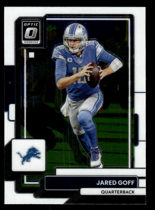 Jared Goff 2022 Panini Donruss Optic Football Base Front of Card
